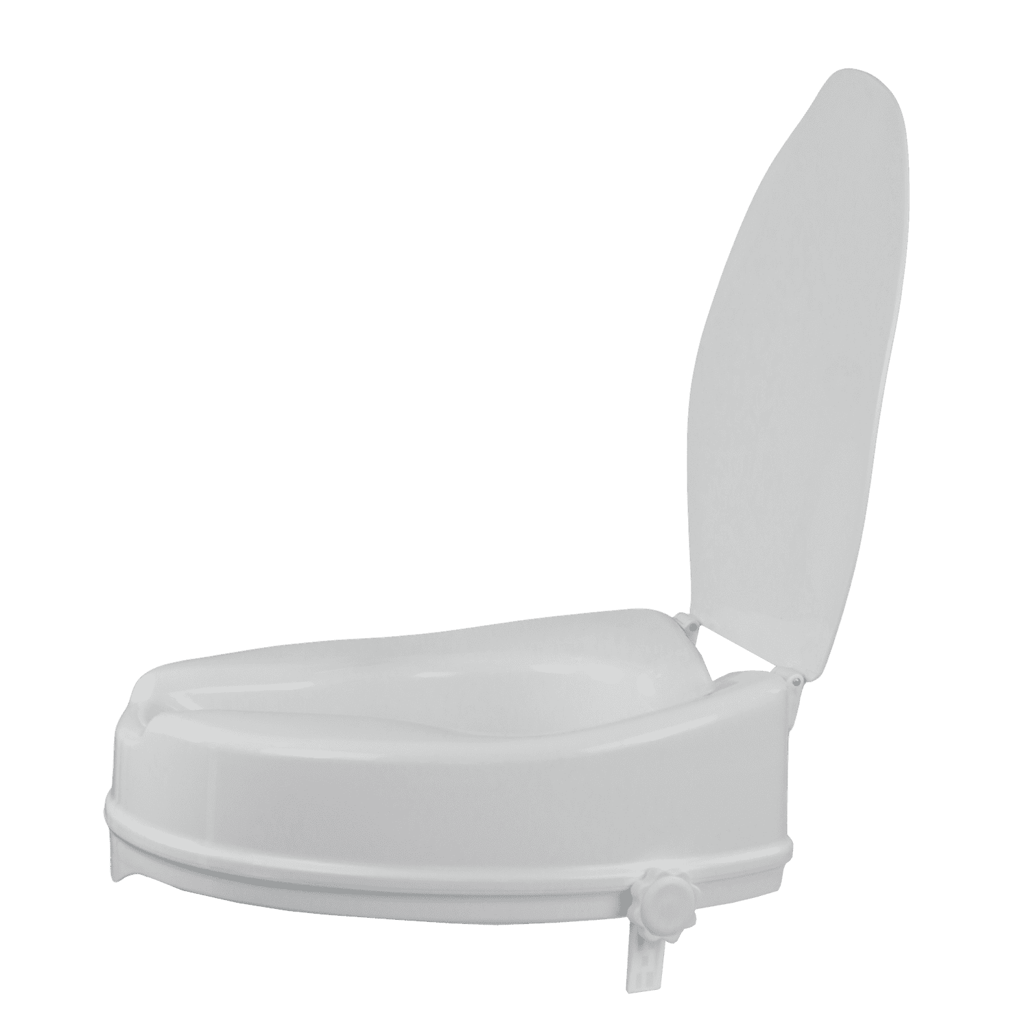 Rehausseur WC Adulte 14 cm Mobiclinic Titán Siège de Toilette surélevé sans  Couvercle Rehausseur de Toilette Mobilité Réduite