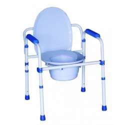 Chaise WC pliable | Acier |...