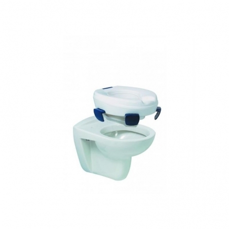 Rehausseur WC, Avec couvercle, Hauteur 14 cm, Blanc, Titan