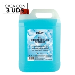 3 flacons de 5 L de gel...