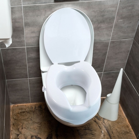 Rehausseur de toilettes pour WC avec couvercle pour adultes