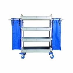 Chariot avec 4 plateaux en...