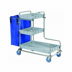 Chariot à 3 plateaux, en...